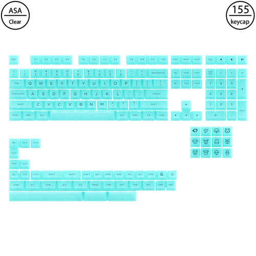 Akko Clear Transparent - Mint